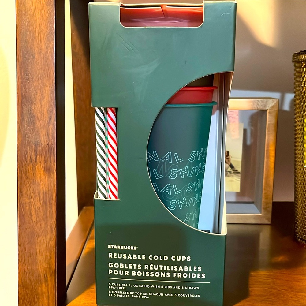 2019 Christmas Cold Liquid, Tumblr, Set Of Five